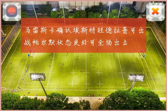 马雷斯卡确认埃斯特旺德拉普可出战帕尔默状态良好可全场出击